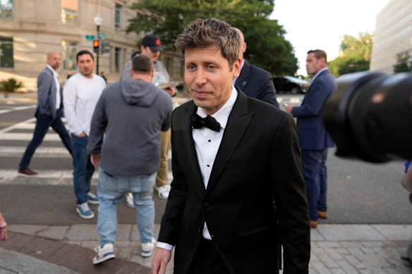 OpenAI CEO Sam Altman in Washington last week for a dinner at the White House.