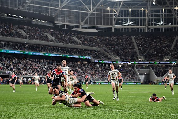 Christchurch Stadium hosted the Warriors v Cowboys match in June.