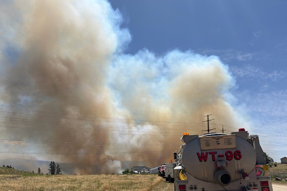 Fires fuelled by high temperatures and dry conditions have plagued the US Pacific Northwest for several months.