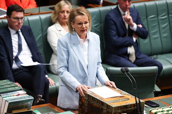 Opposition Leader Sussan Ley criticised the PM during the condolence motion.