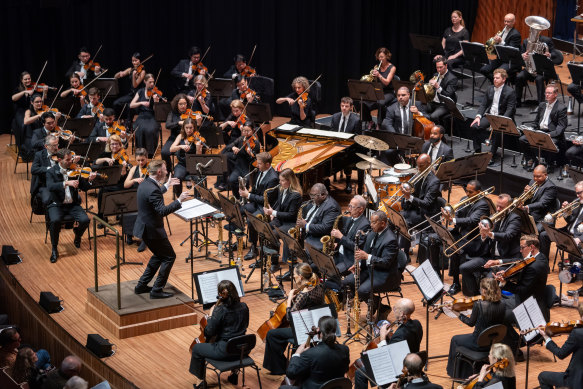 The Jazz at Lincoln Centre Orchestra and the Sydney Symphony Orchestra performing All Rise.