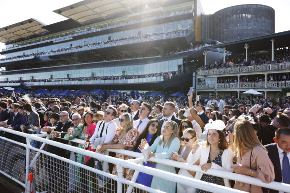 A packed house at Randwick for The Everest last year.