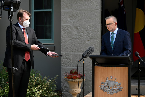 The national cabinet was held virtually because the prime minister was isolating at Kirribilli House. 