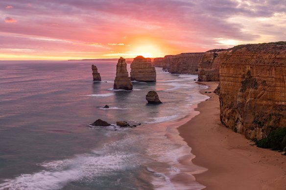 On the Great Ocean Road over the Easter holidays, people seemed more intent on posing than noticing the landscapes.