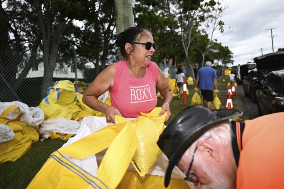 Authorities urged residents to do what they could to prepare before the cyclone hits.