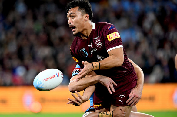 Jeremiah Nanai has kept his place in the Maroons side.