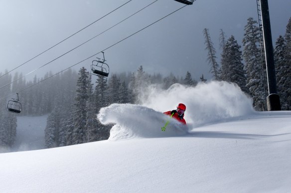 Fresh tracks in Telluride.