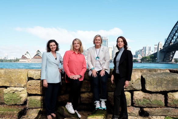 Federal teal independents Allegra Spender, Kylea Tink, Zali Steggall and Sophie Scamps.