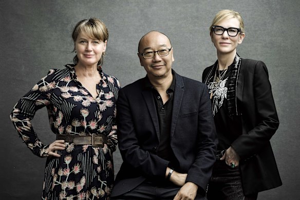 Elise McCreetie (Left), Tony Ayres and Cate Blancher has created the ABC Critic ABC series.
