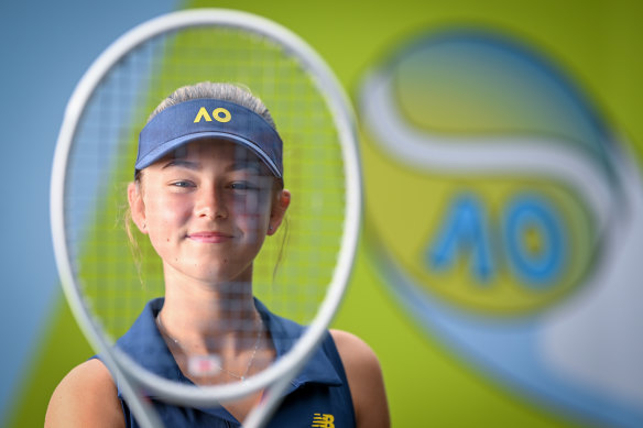 Isabel Cairns, daughter of former New Zealand cricketer Chris Cairns, is a top young Australian tennis talent.