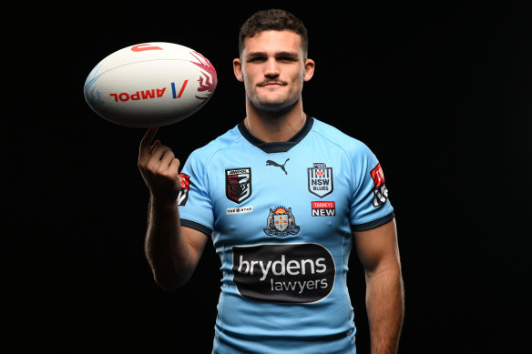 NSW halfback Nathan Cleary.