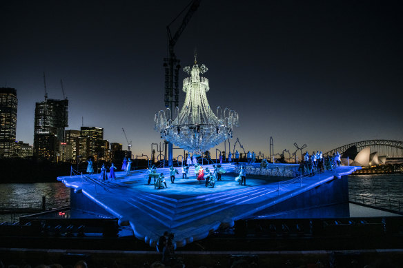 Opera Australia’s La Traviata on Sydney Harbour.