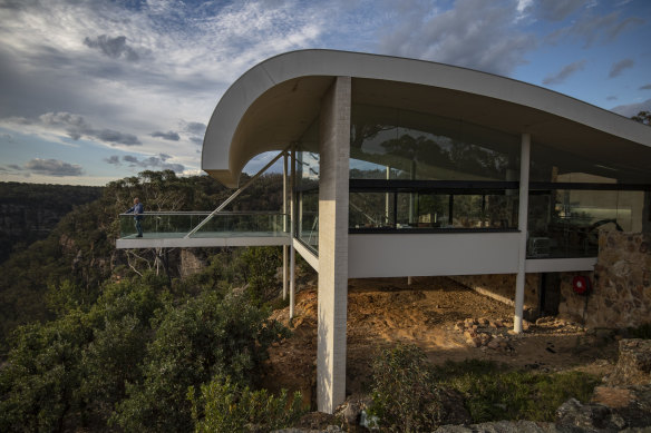 Andrew Martin, the owner of Berman House, which was built in 1999.