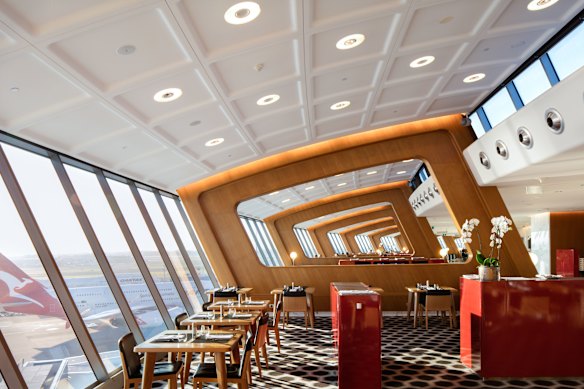 The Qantas First Class Lounge at Sydney Airport: still the best, in part due to the excellent food from Neil Perry.