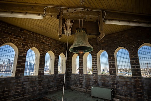 There is one bell in the tower, but the parish would like to increase that to eight.