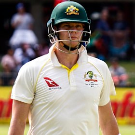 Off you go: The send-off for Steve Smith came back to bite the South African.