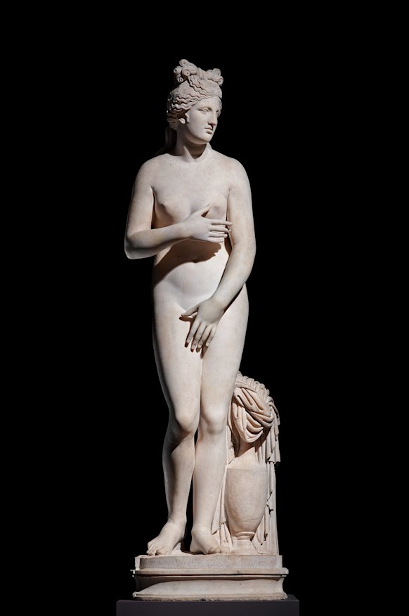Roman Goddess Venus, associated with love and beauty.