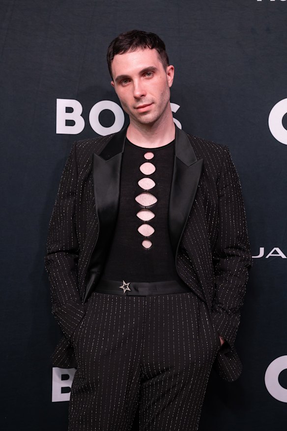 James Parr loves to dress unconventionally for the red carpet.