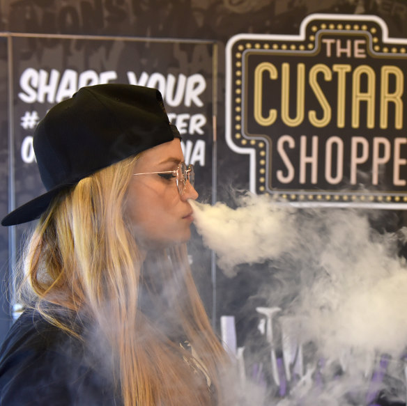 A "vape jam" trade show in London in April.