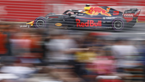 Ricciardo during qualifying.