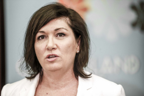 Cabinet consideration: Queensland Minister Leeanne Enoch declines to answer questions about the trade.