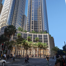 An artist’s impression of the $2 billion Charter Hall Chifley Square project in the Sydney CBD.