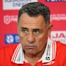 Feeling the heat: Dragons coach Shane Flanagan.