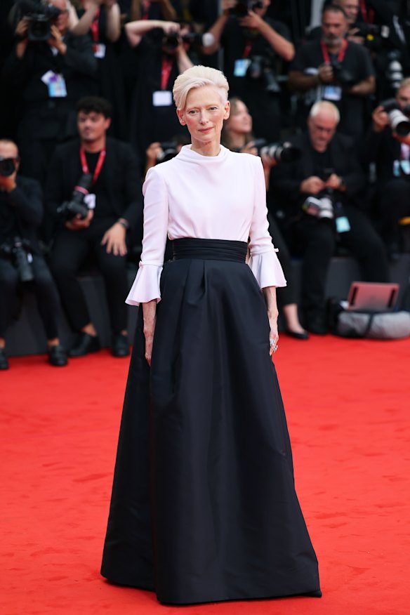 Tilda Swinton wears Chanel.
