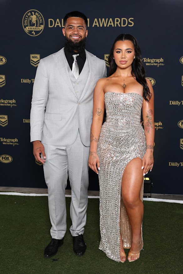 Payne Haas and Leilani Mohenoa.