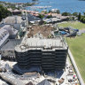 The Scots College in Bellevue Hill under construction.