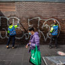 Melbourne battles mounting rubbish and tagging on city streets