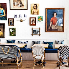 Paper Daisy is located within boutique hotel Halcyon House.