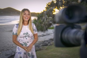 Nine reporter Natalia Cooper has returned to her hometown of Perth.
