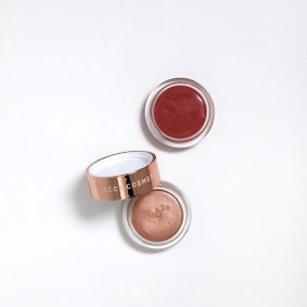 Mecca Cosmetica Weekend Skin Rose Hydra Cheek Tint and Illuminating Balm Duo.
