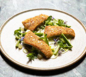 The flathead dish served at Omnia Bistro and Bar in South Yarra.