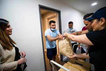 Afghan Peace Foundation who are helping the Afghan refugees settle into living in Australia.  