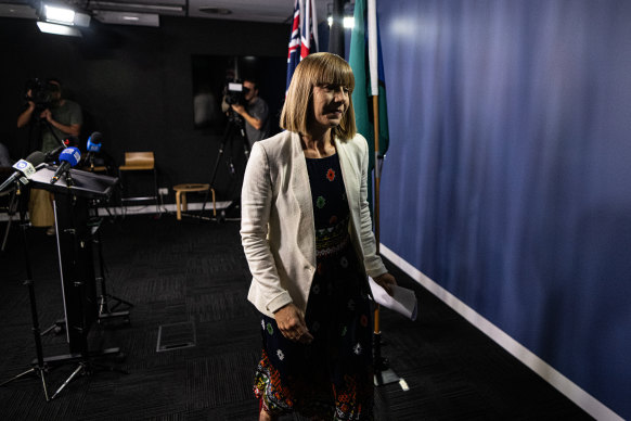 Jo Haylen after resigning as transport minister.