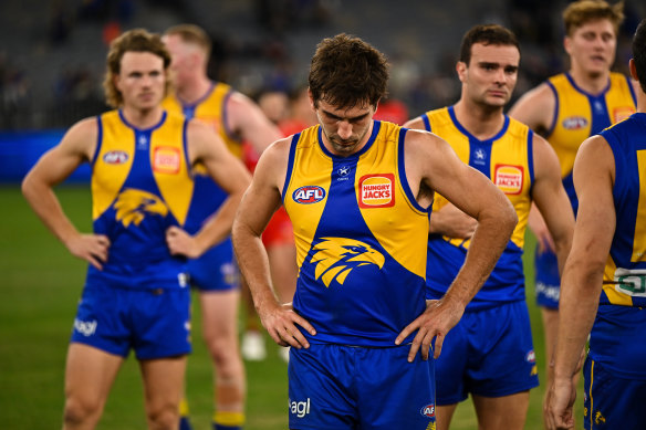 West Coast players after the loss to the Suns.