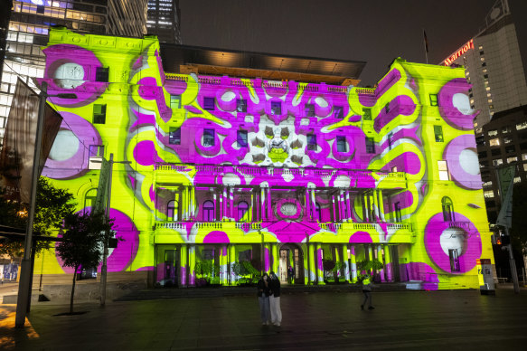 The display on Customs House.