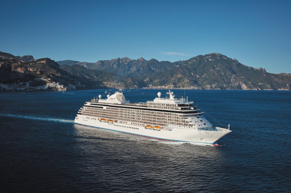 Seven Seas Explorer is a mid-size ship with 548 crew for the 746 passengers.