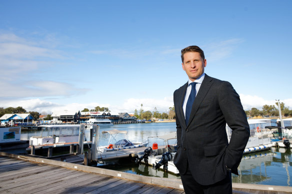 Shadow defence minister Andrew Hastie. 