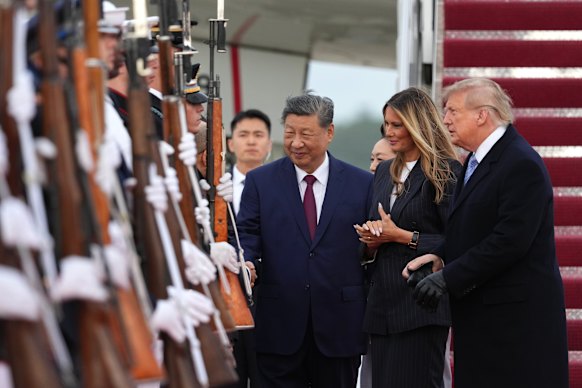 Melania Trump said her husband and Xi have a “great relationship”.