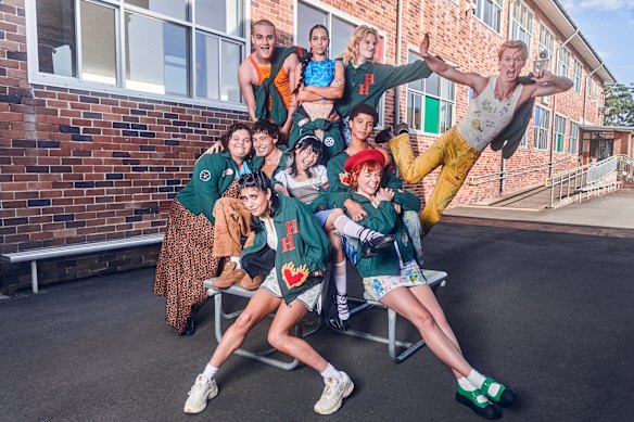 School’s out: Heartbreak High’s core gang.