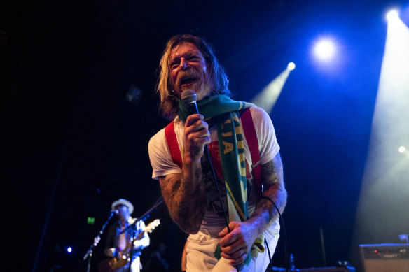 Eagles of Death Metal encouraged the audience to indulge in a rock’n’roll fantasy.