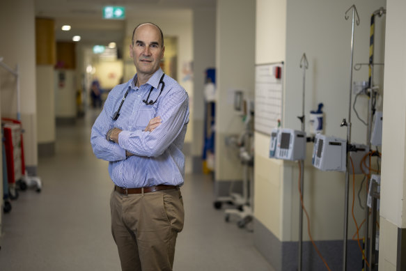 Associate Professor Matthew Conron, St Vincent’s Hospital director of respiratory and sleep medicine.