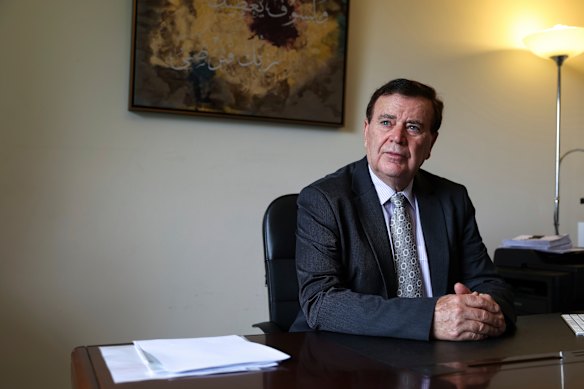 Mohammed Berjaoui at his home in Canberra. 
