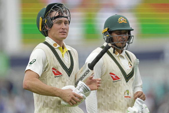 Marnus Labuschagne and Usman Khawaja.