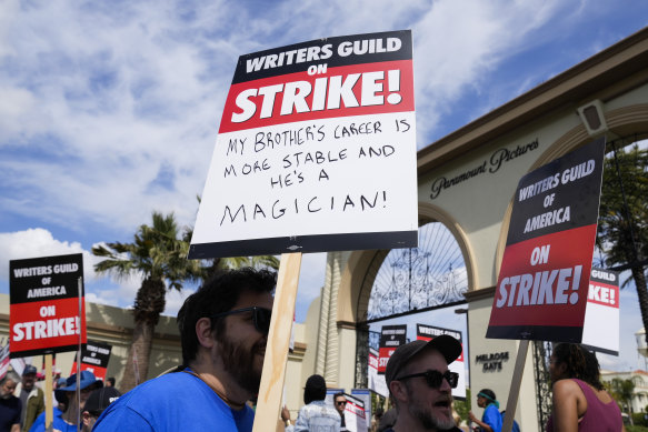 The writers said they would strike as long as a better deal could be struck.