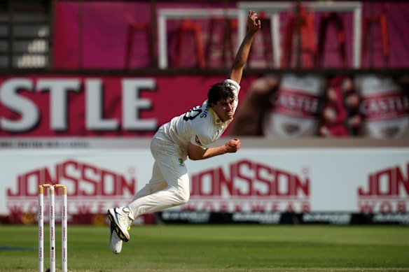 Pat Cummins bowled as quickly as he has in years.