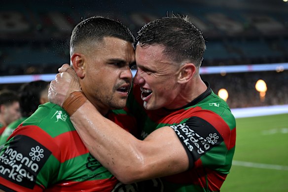 Latrell Mitchell and Jack Wighton: an all-star centre pairing. 